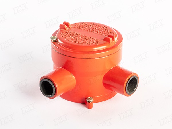 橘紅防爆接線(xiàn)盒鋁壓鑄件